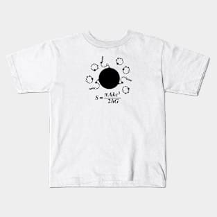 Hawking Radiation Kids T-Shirt